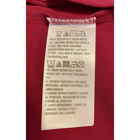 NWT Quacker Factory hot pink / Fuschia Embellished Dress Extra Large xl - Picture 4 of 5